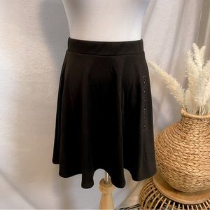 AMERICAN RAG Simple Black Skater Skirt